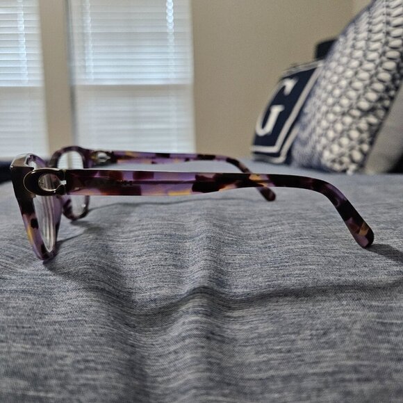 Coach 6153 Purple Tortoise Eyeglass Frames - Picture 8 of 14